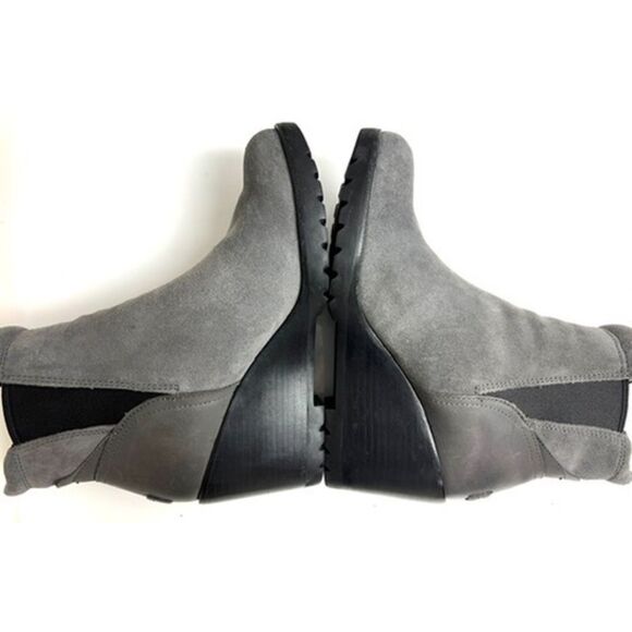Sorel Quarry Gray Leather After Hours Chelsea wedge boot. Size 8. - Picture 5 of 8